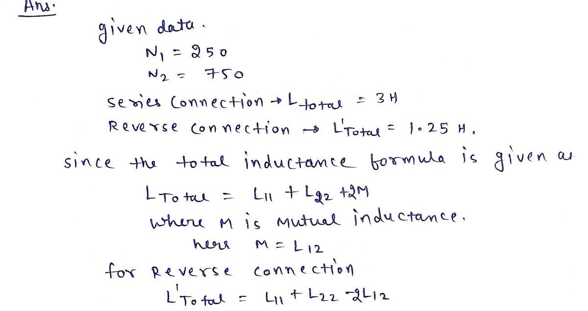 Electrical Engineering homework question answer, step 1, image 1