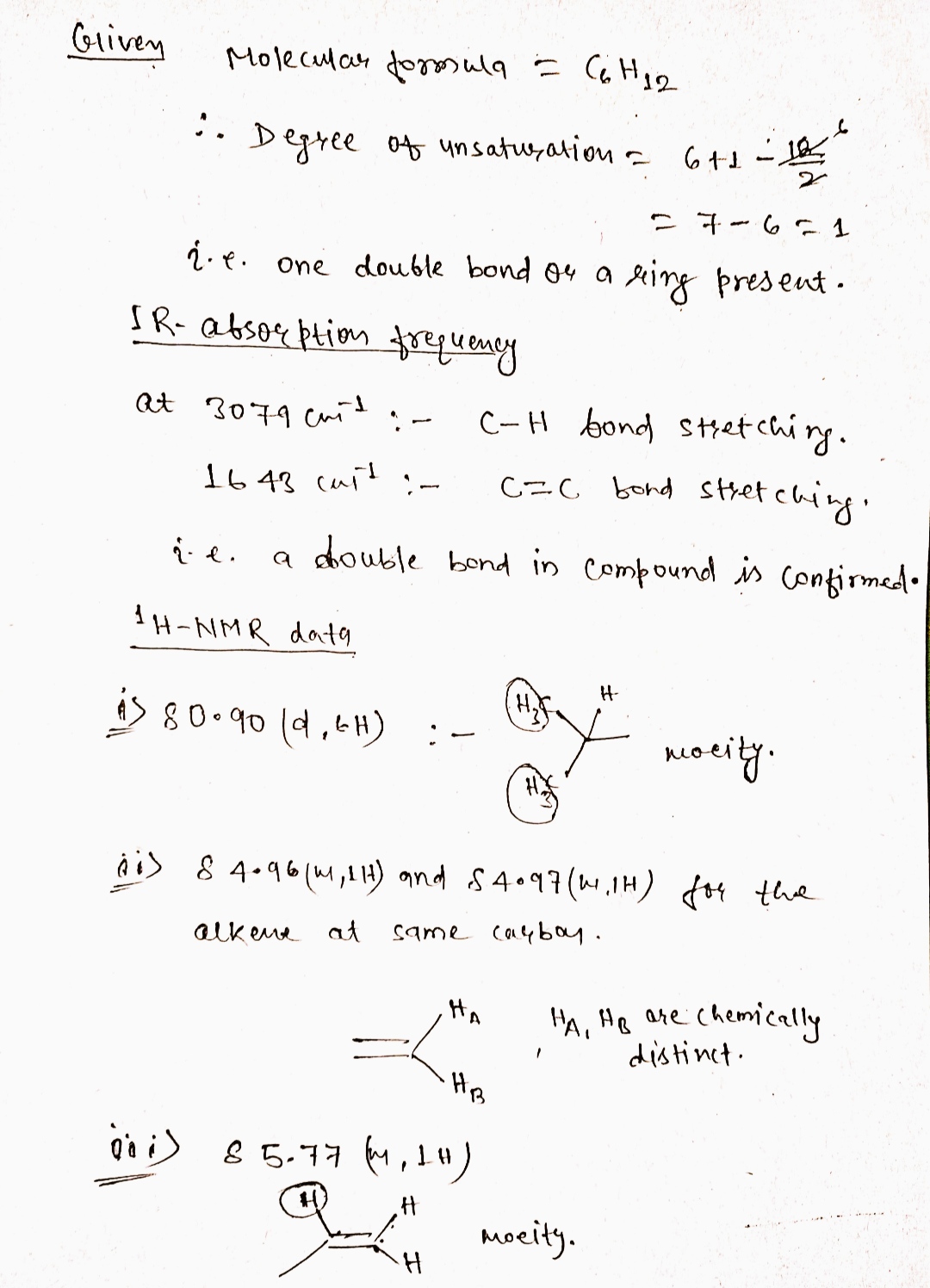 Chemistry homework question answer, step 1, image 1