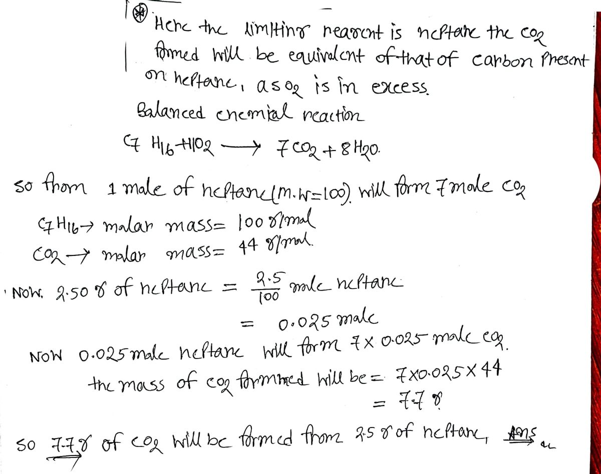 Chemistry homework question answer, step 1, image 1