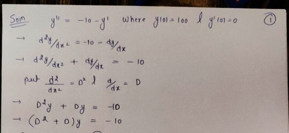 Calculus homework question answer, step 1, image 1