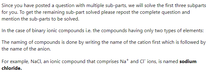 Chemistry homework question answer, step 1, image 1