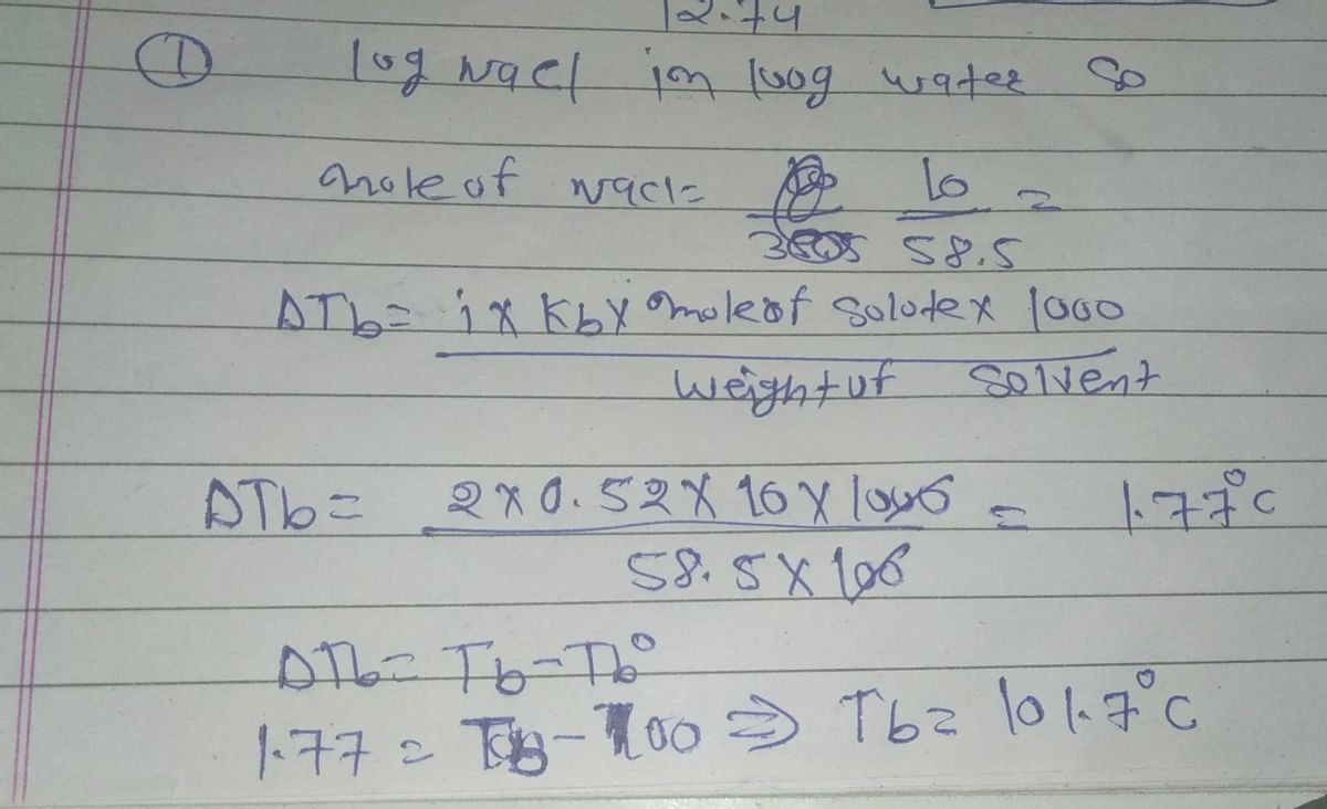 Chemistry homework question answer, step 1, image 1