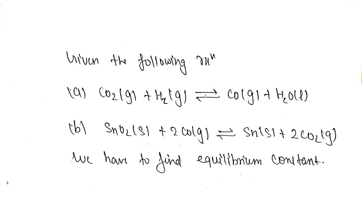 Chemical Engineering homework question answer, step 1, image 1