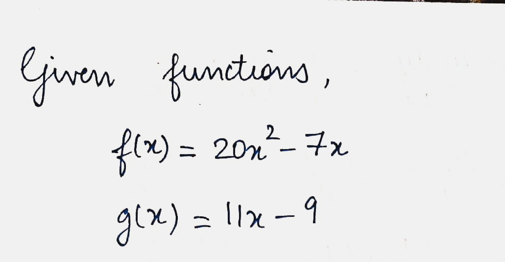 Algebra homework question answer, step 1, image 1