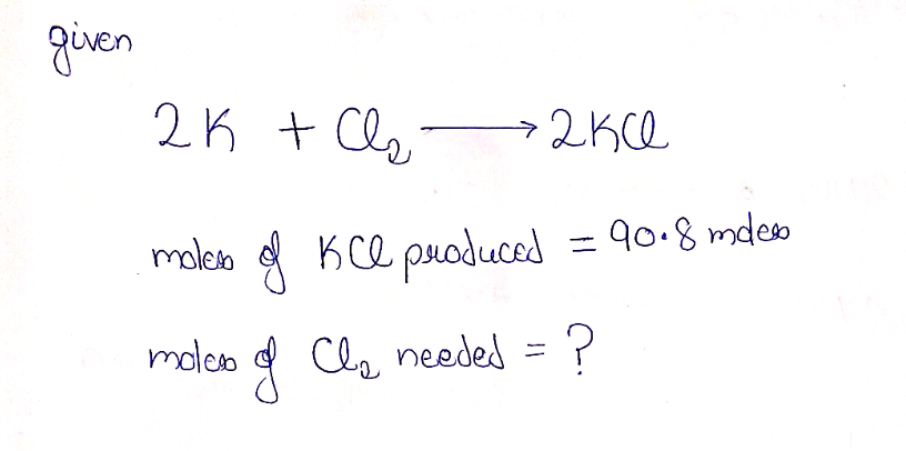 Chemistry homework question answer, step 1, image 1