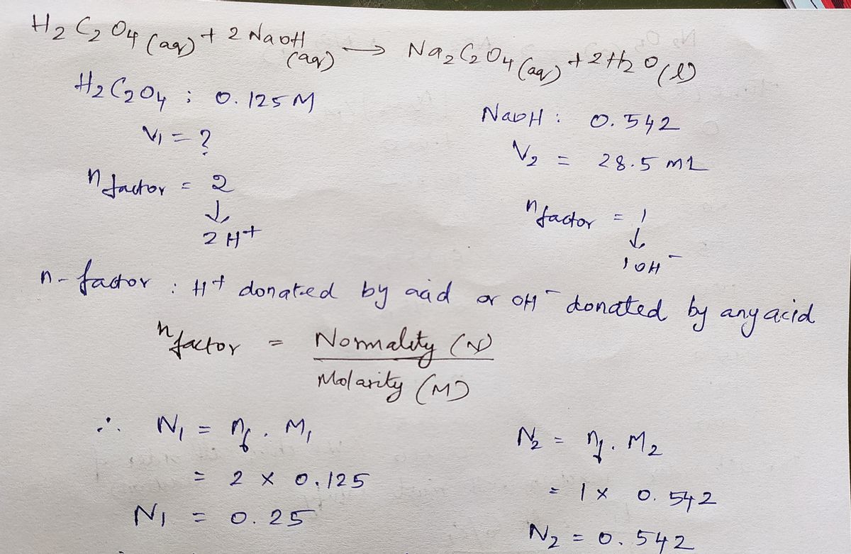 Chemistry homework question answer, step 1, image 1