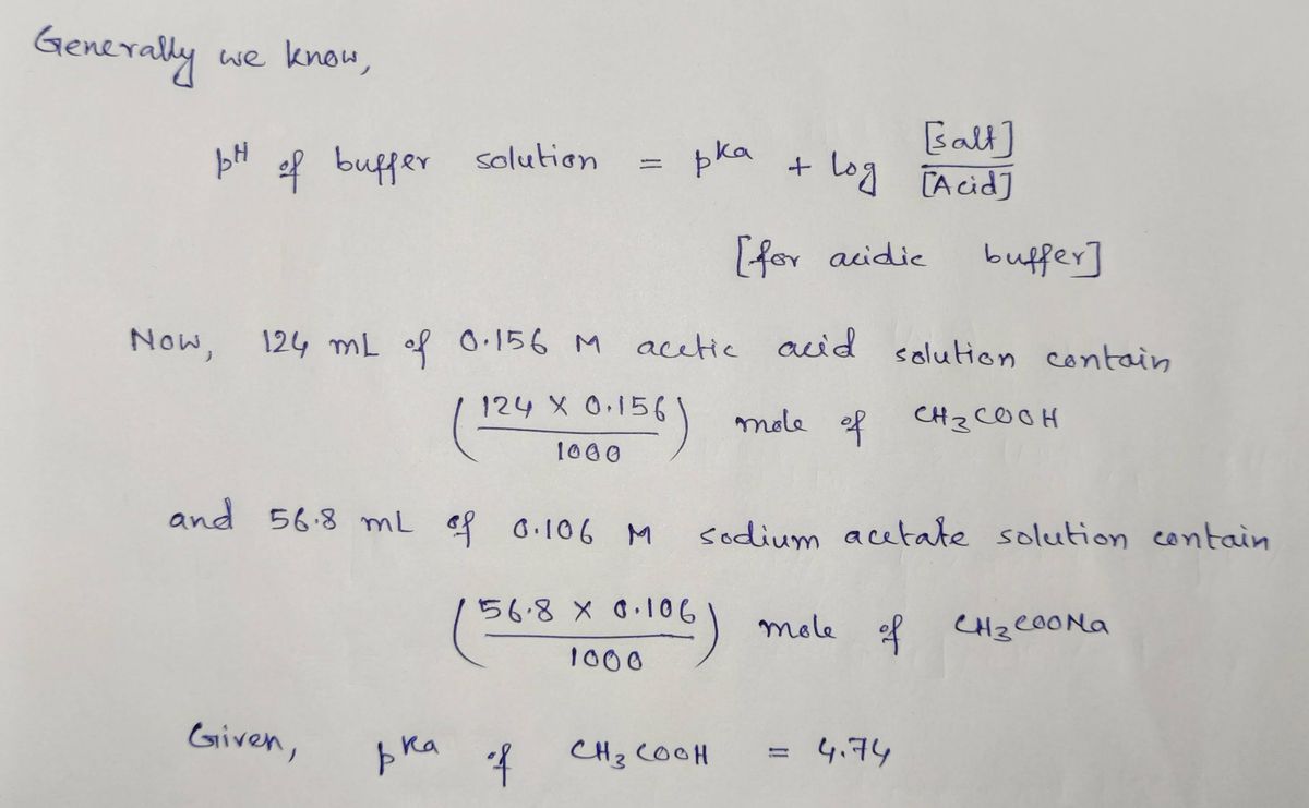 Buffer Solutions - Chemistry Steps