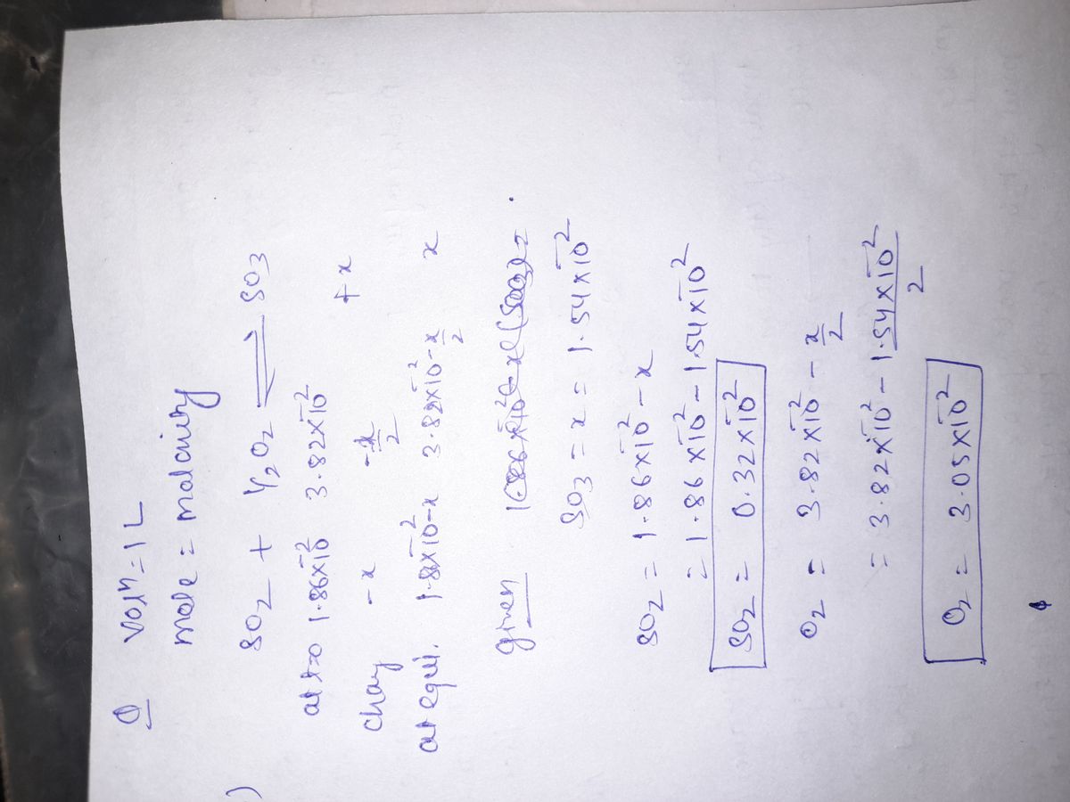 Chemistry homework question answer, step 1, image 1