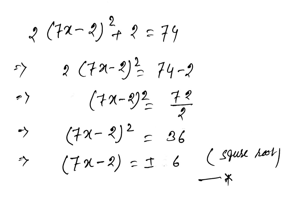 Algebra homework question answer, step 1, image 1