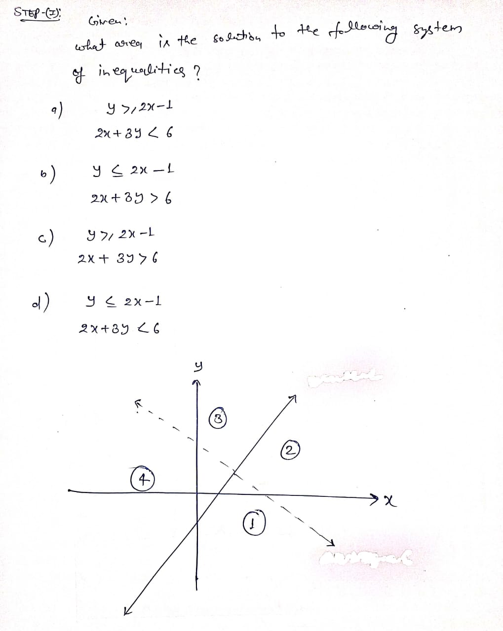 Algebra homework question answer, step 1, image 1