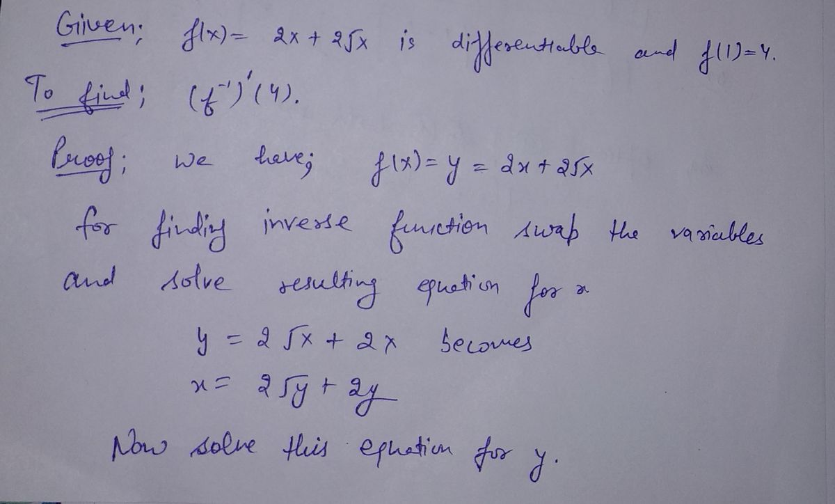 Calculus homework question answer, step 1, image 1