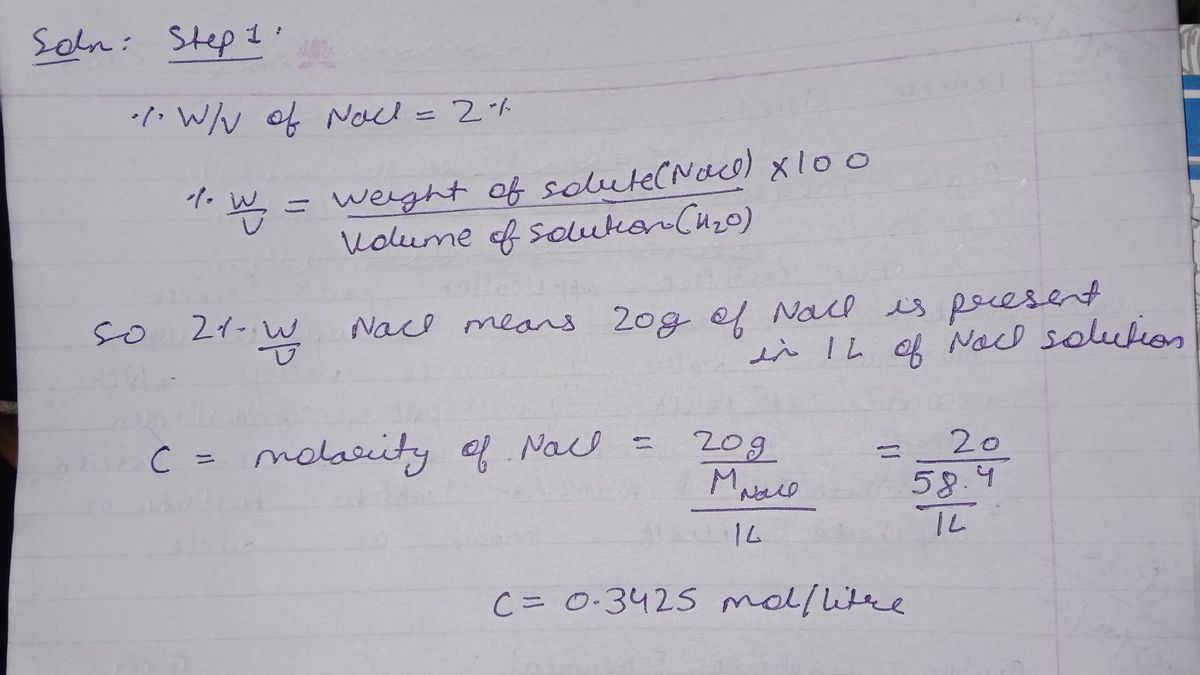 Chemistry homework question answer, step 1, image 1