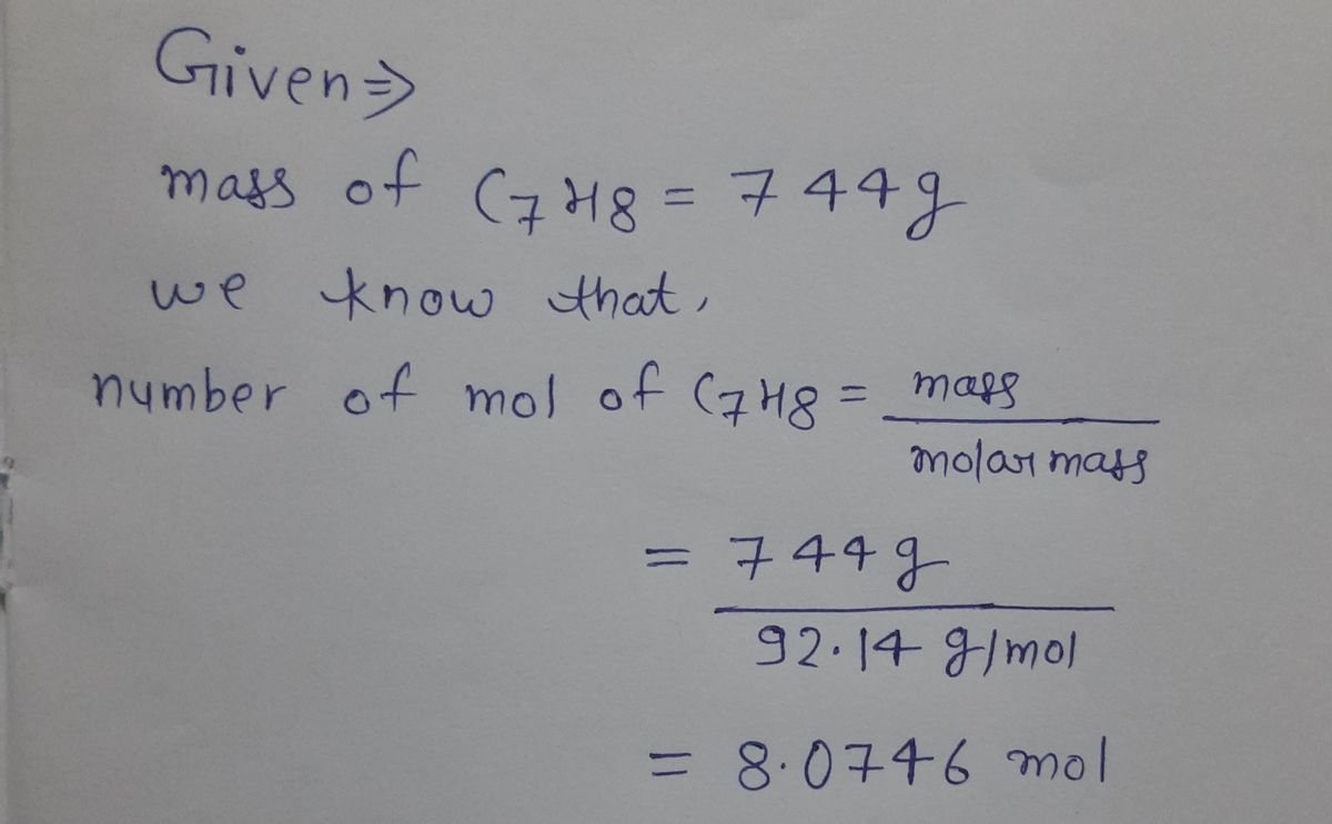 Chemistry homework question answer, step 1, image 1