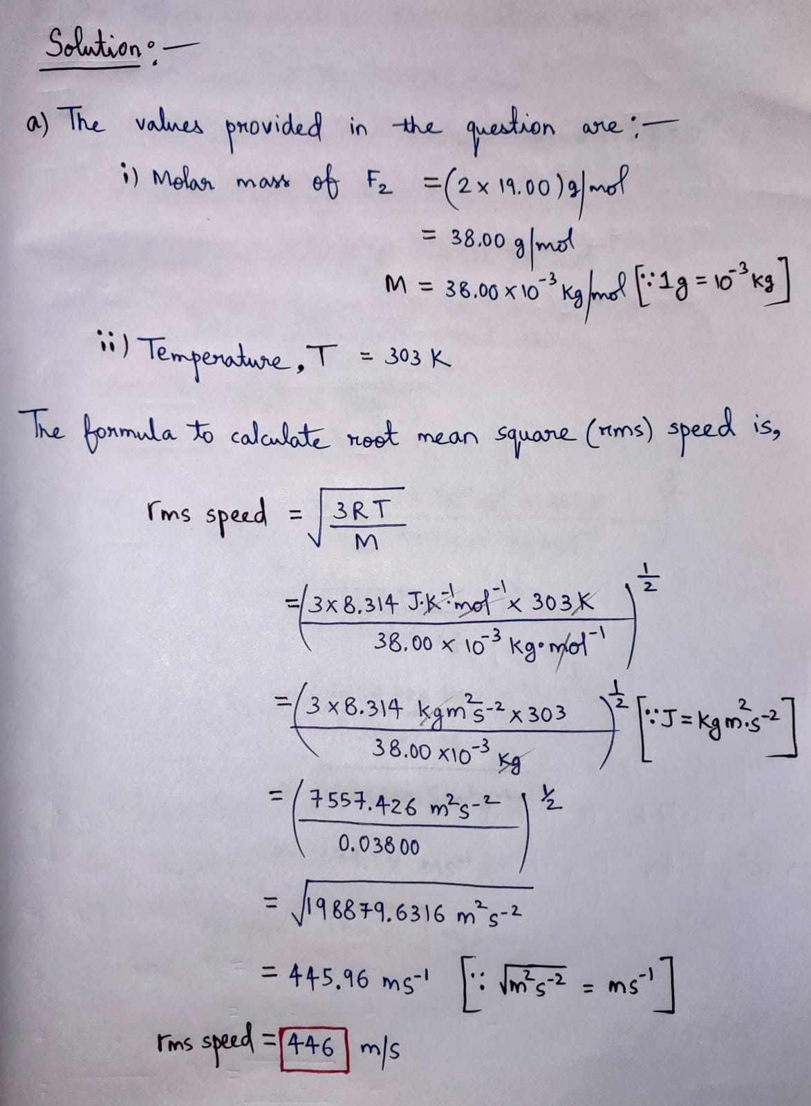 Chemistry homework question answer, step 1, image 1