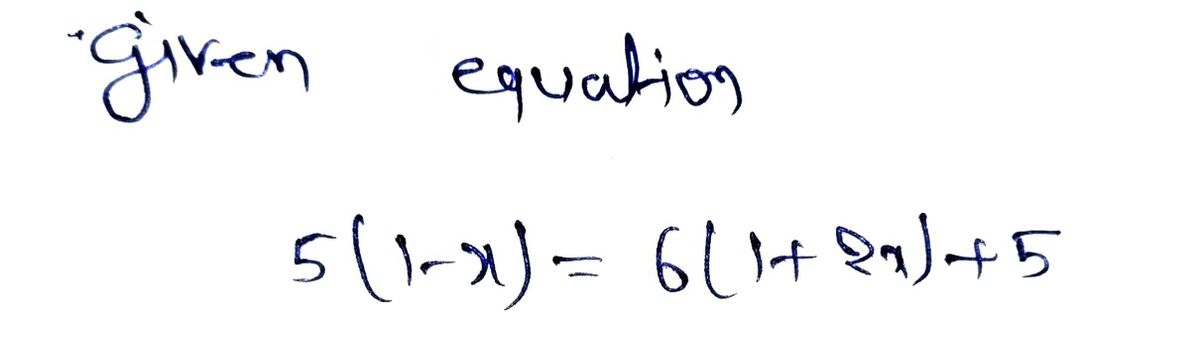 Algebra homework question answer, step 1, image 1