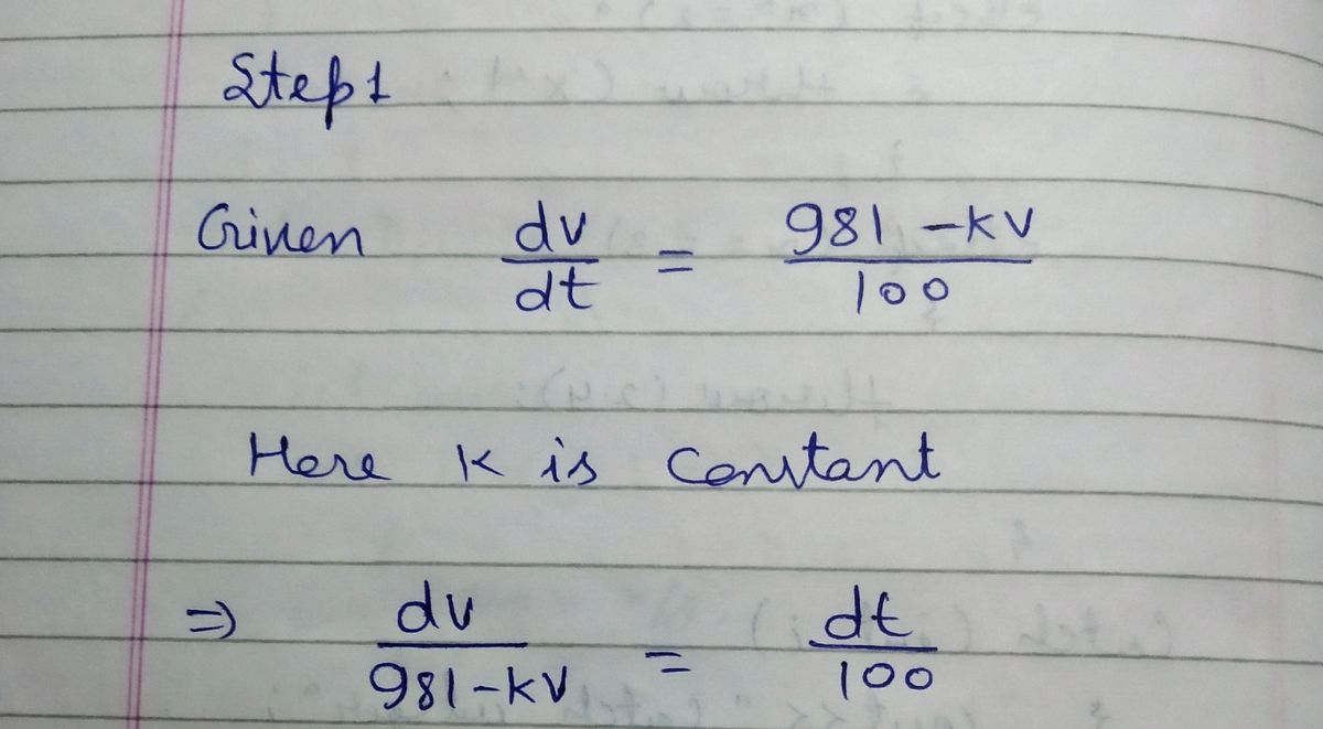 Calculus homework question answer, step 1, image 1