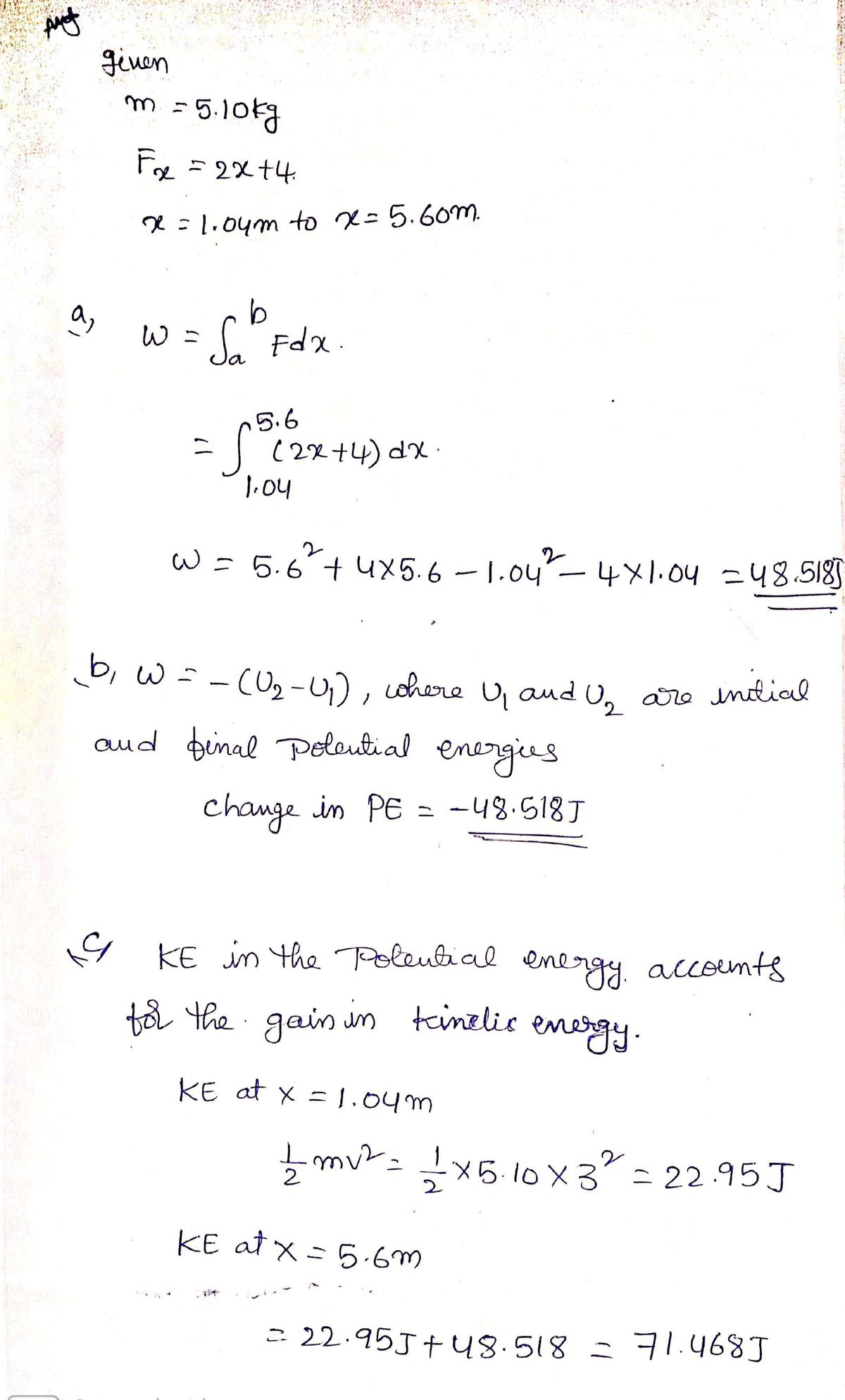 Physics homework question answer, step 1, image 1