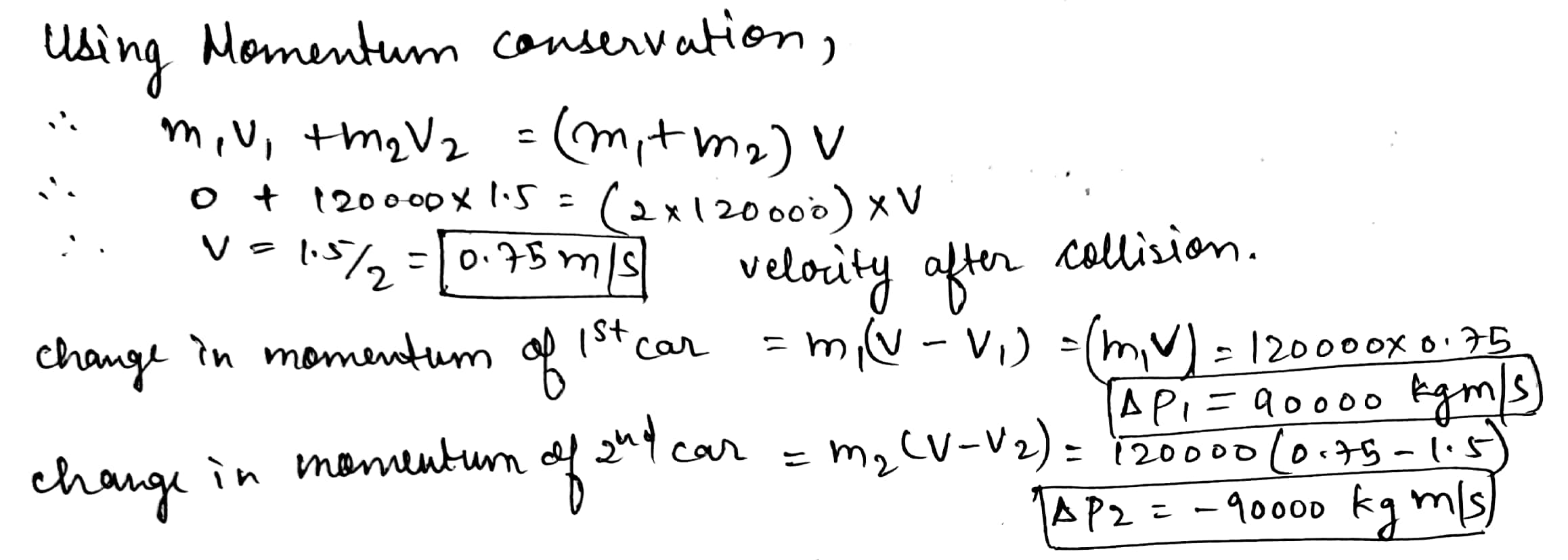 Physics homework question answer, step 1, image 1