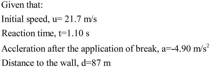 Physics homework question answer, step 1, image 1