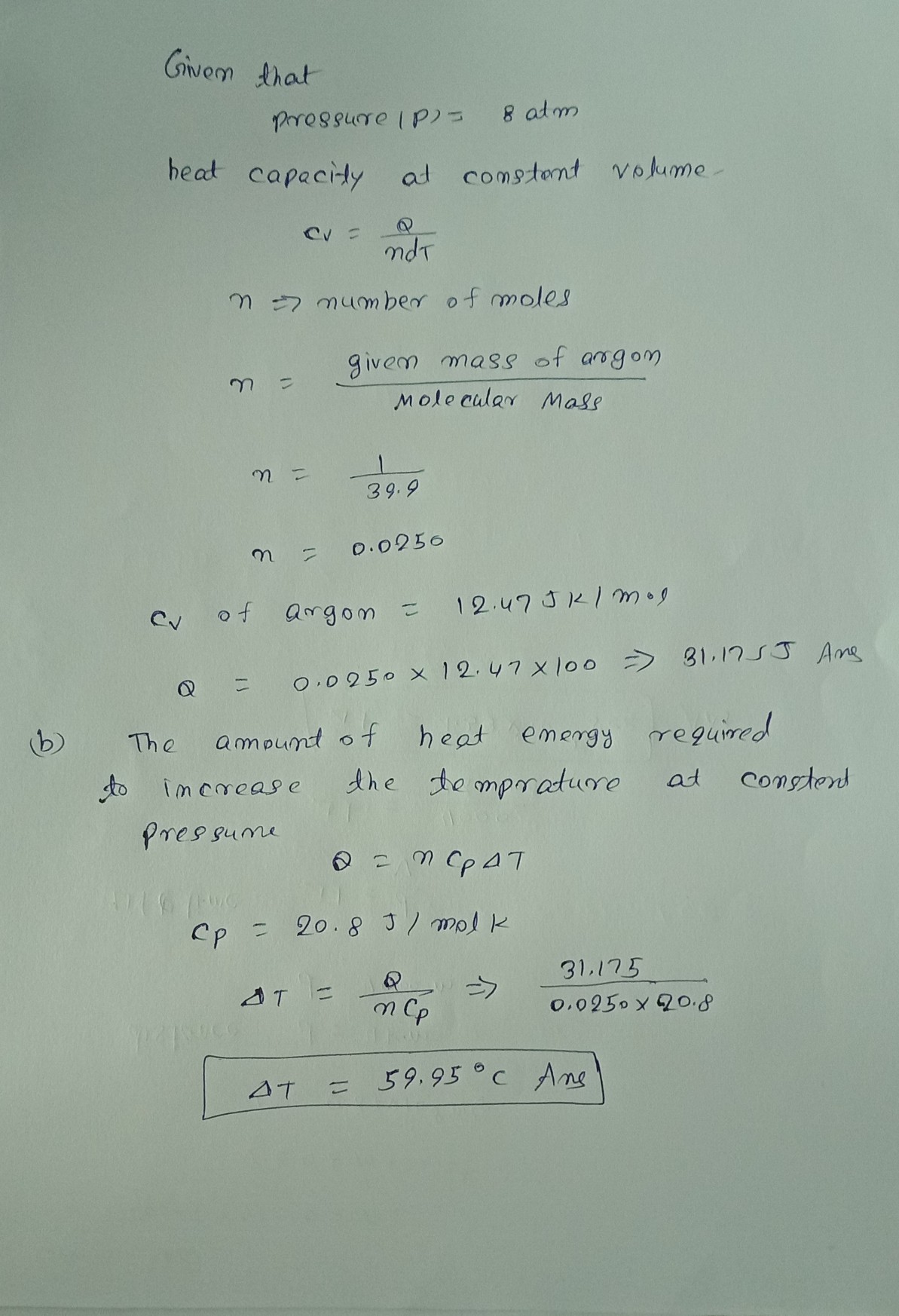 Physics homework question answer, step 1, image 1