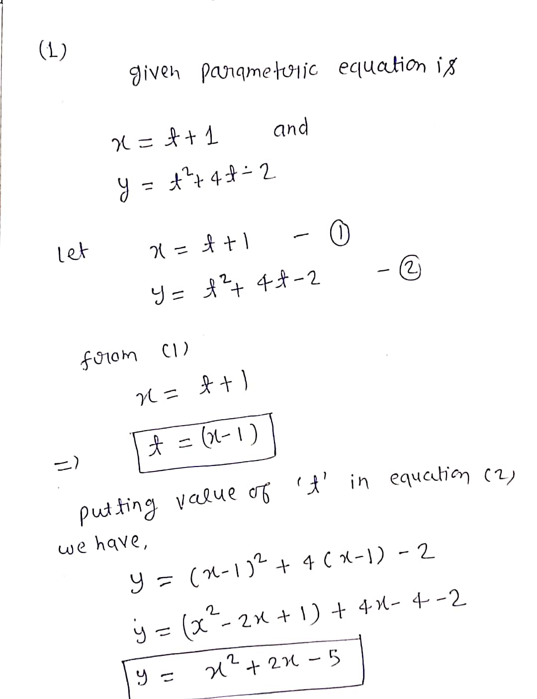 Advanced Math homework question answer, step 1, image 1