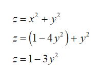 =x
--(1-4y)+ y
=1-3y
