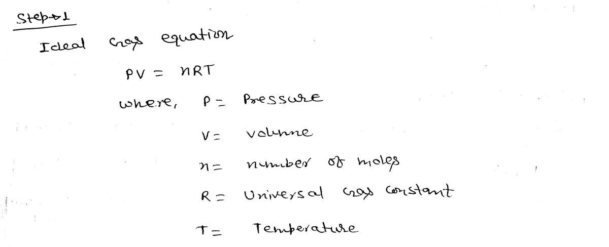 Chemistry homework question answer, step 1, image 1