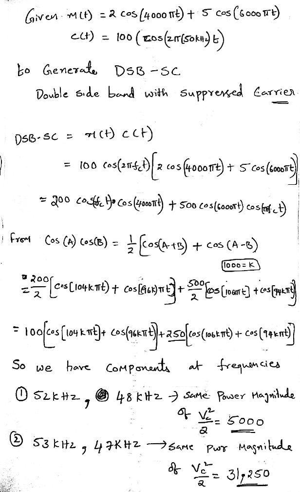 Electrical Engineering homework question answer, step 1, image 1