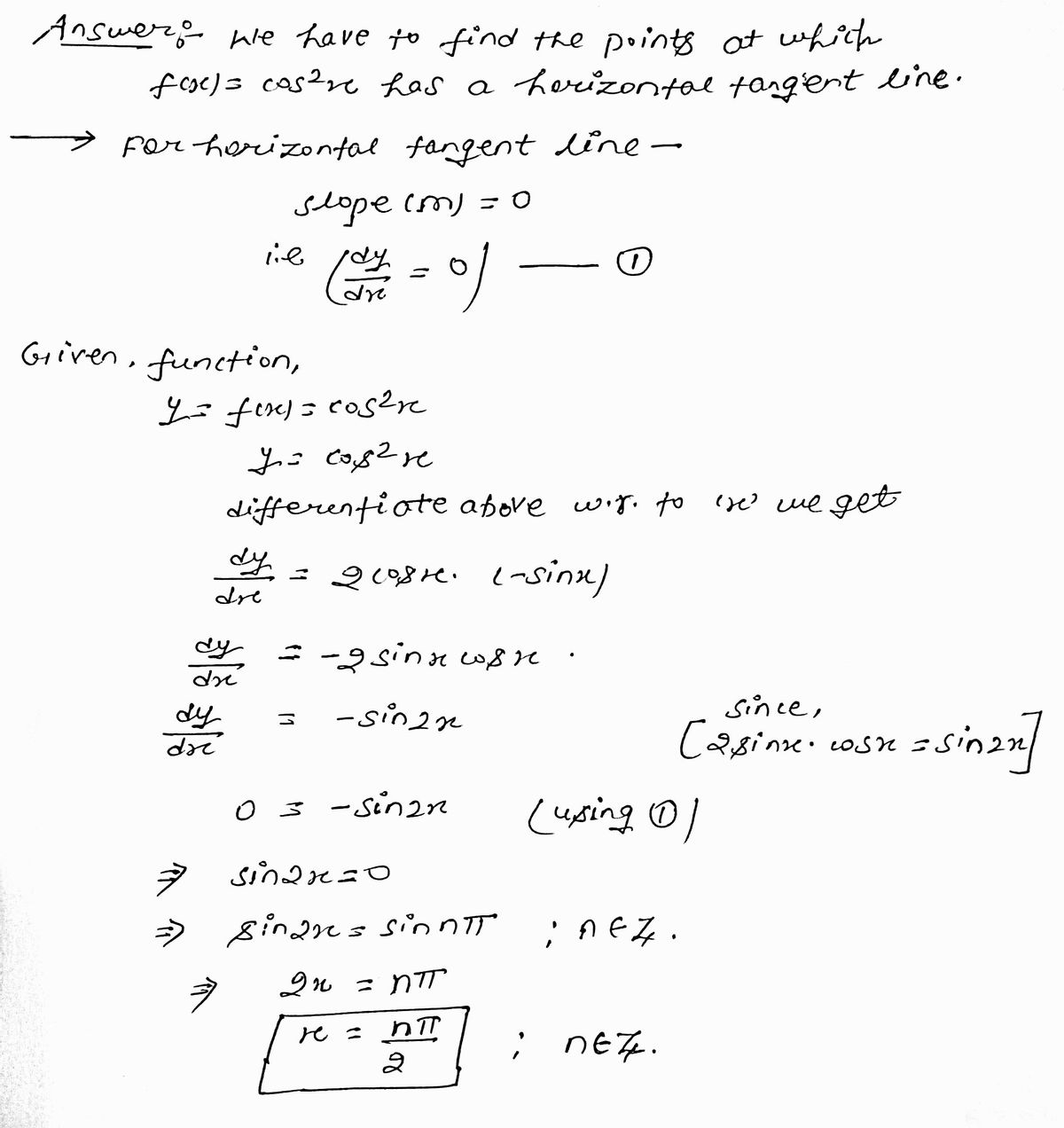 Calculus homework question answer, step 1, image 1