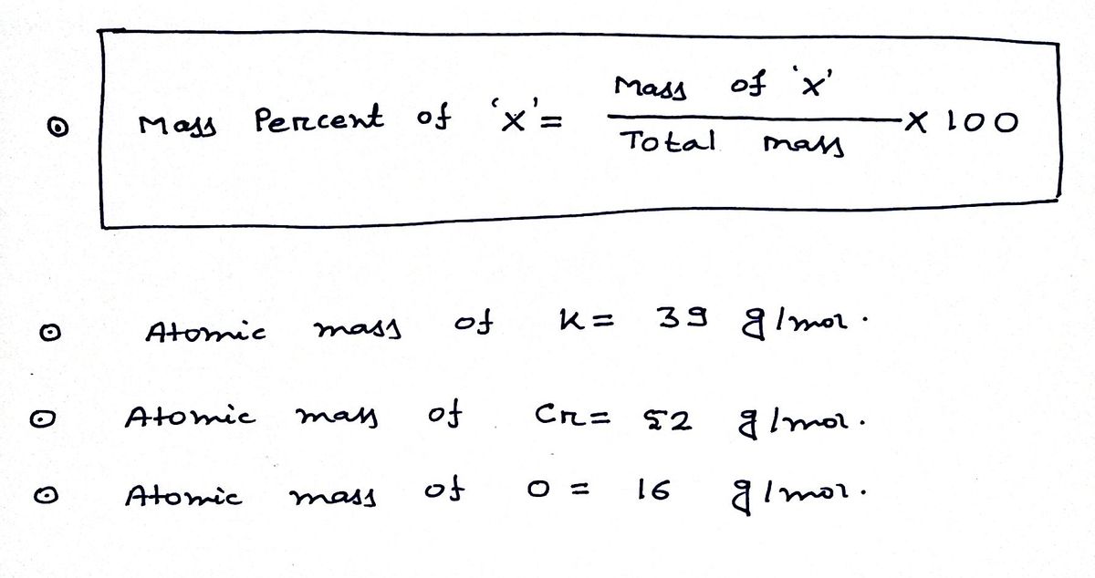 Chemistry homework question answer, step 1, image 1