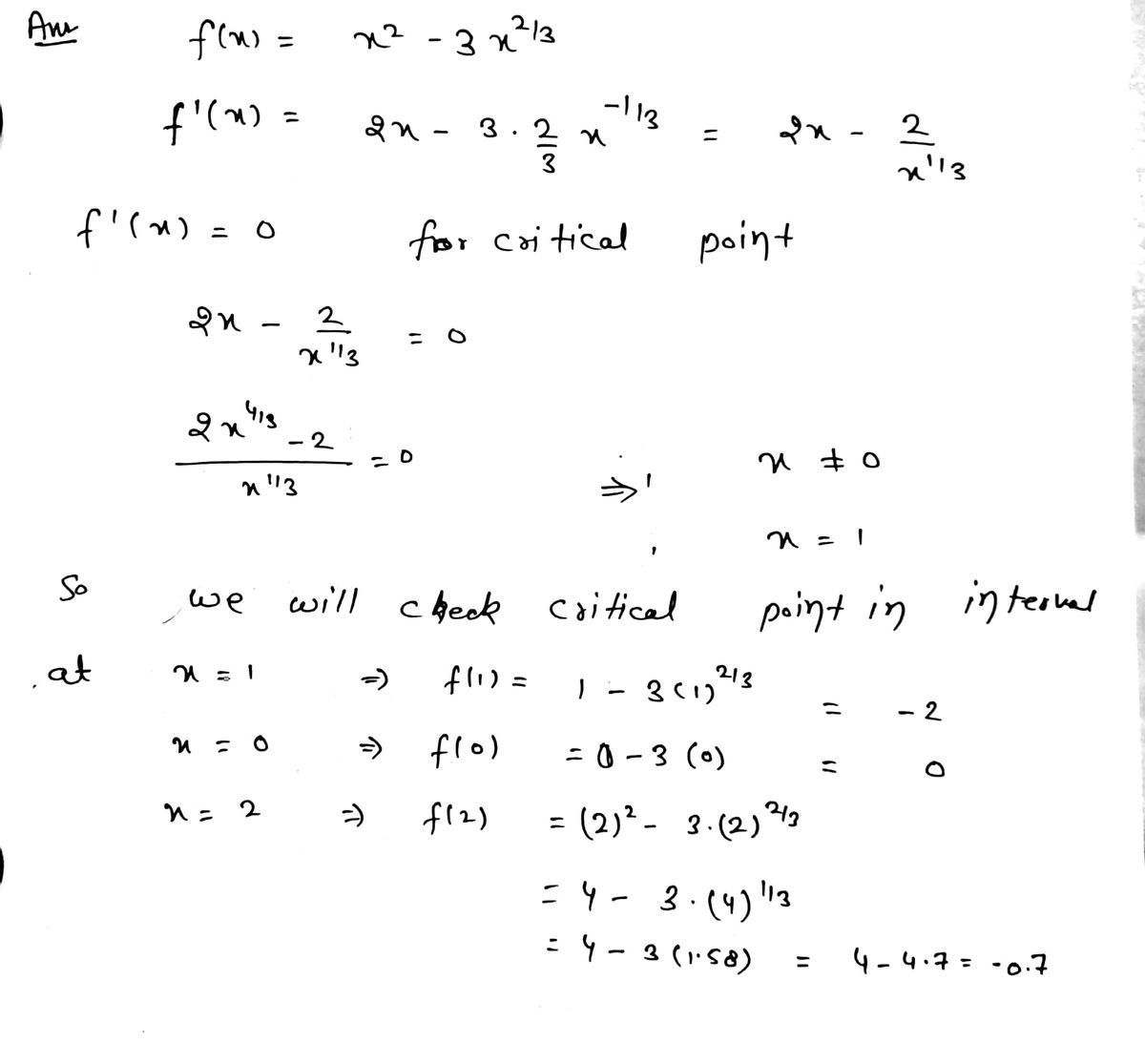 Calculus homework question answer, step 1, image 1