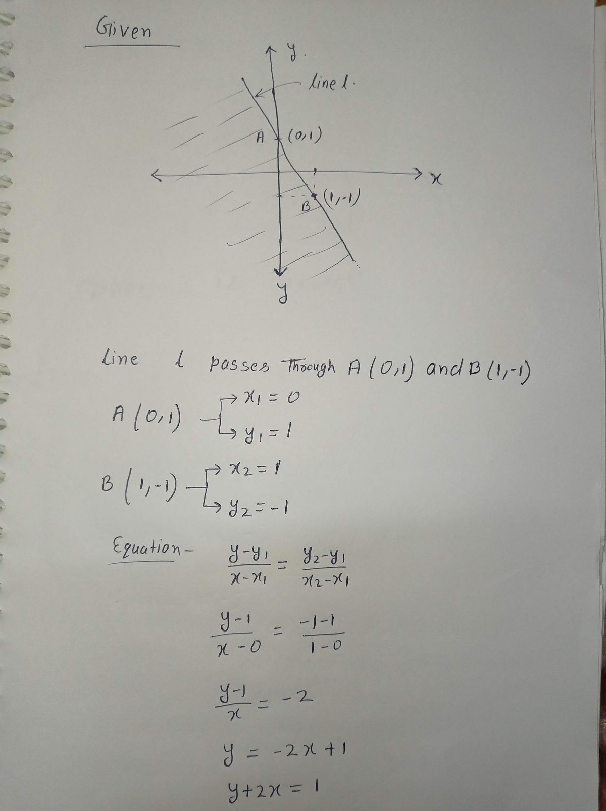 Algebra homework question answer, step 1, image 1