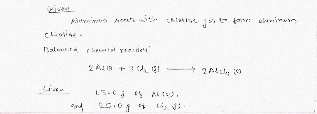 Chemistry homework question answer, step 1, image 1