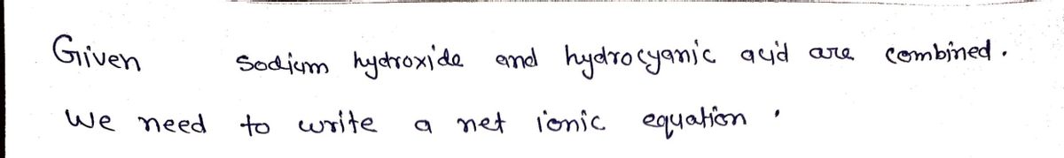 Chemistry homework question answer, step 1, image 1