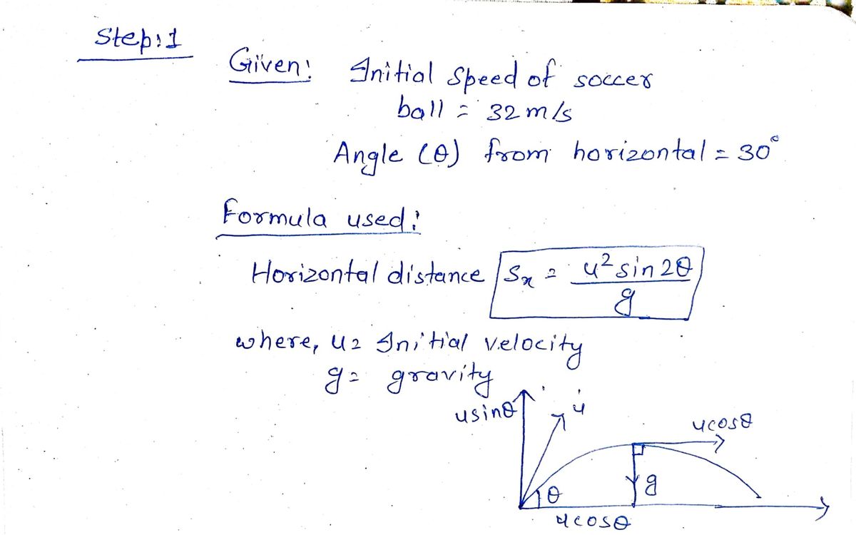 Physics homework question answer, step 1, image 1