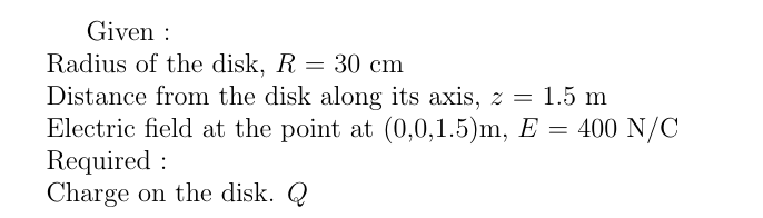 Physics homework question answer, step 1, image 1