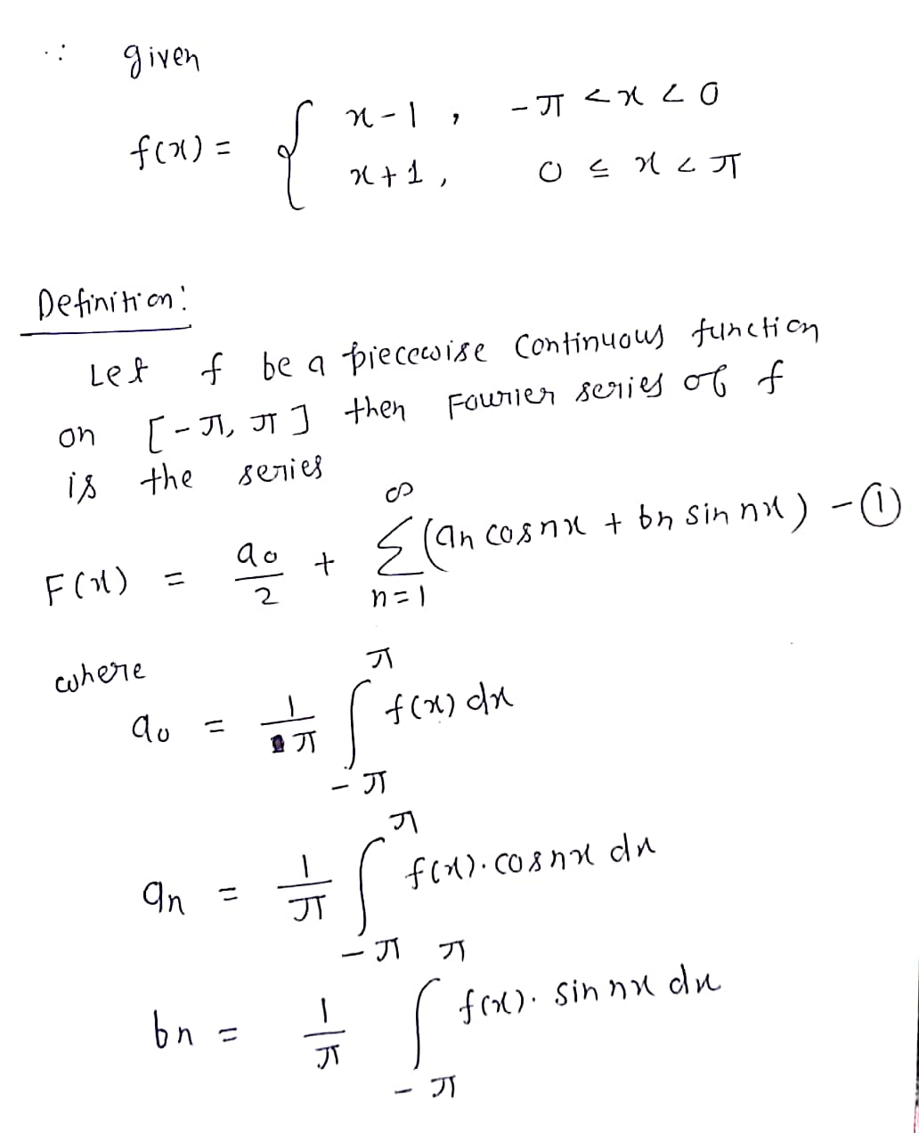 Advanced Math homework question answer, step 1, image 1