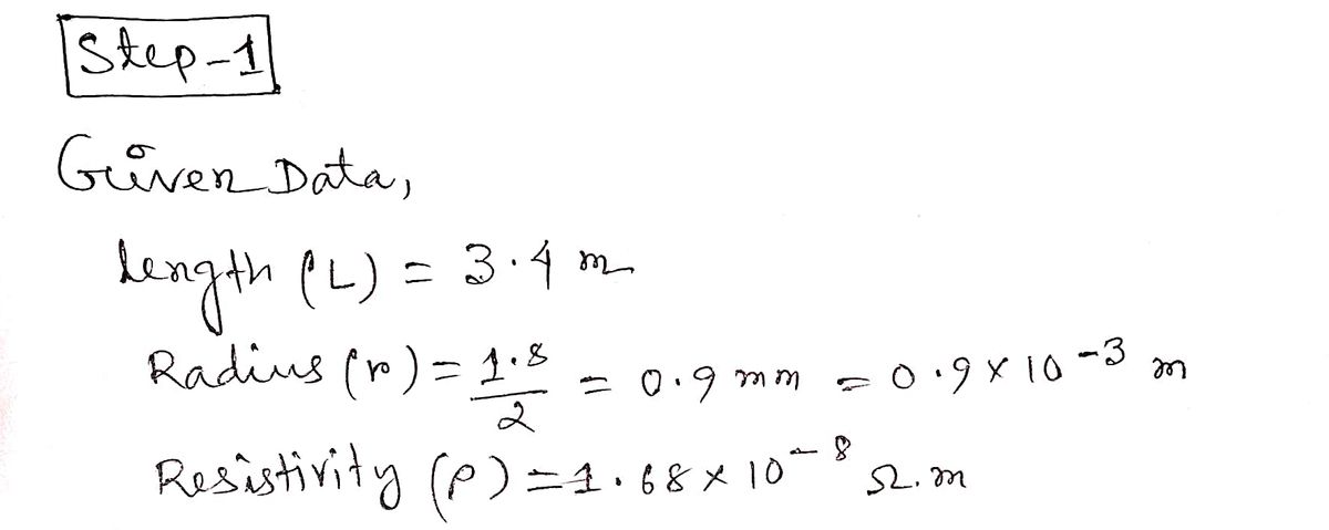 Physics homework question answer, step 1, image 1