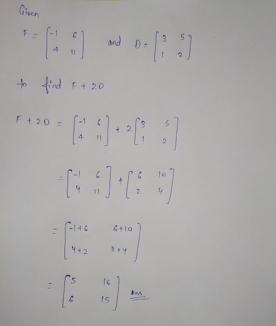 Algebra homework question answer, step 1, image 1