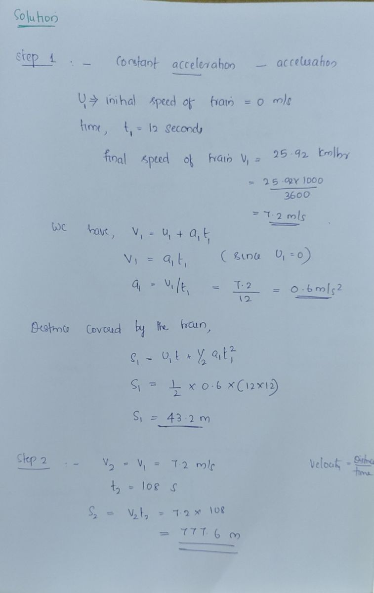 Physics homework question answer, step 1, image 1