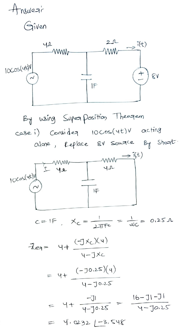 Electrical Engineering homework question answer, step 1, image 1