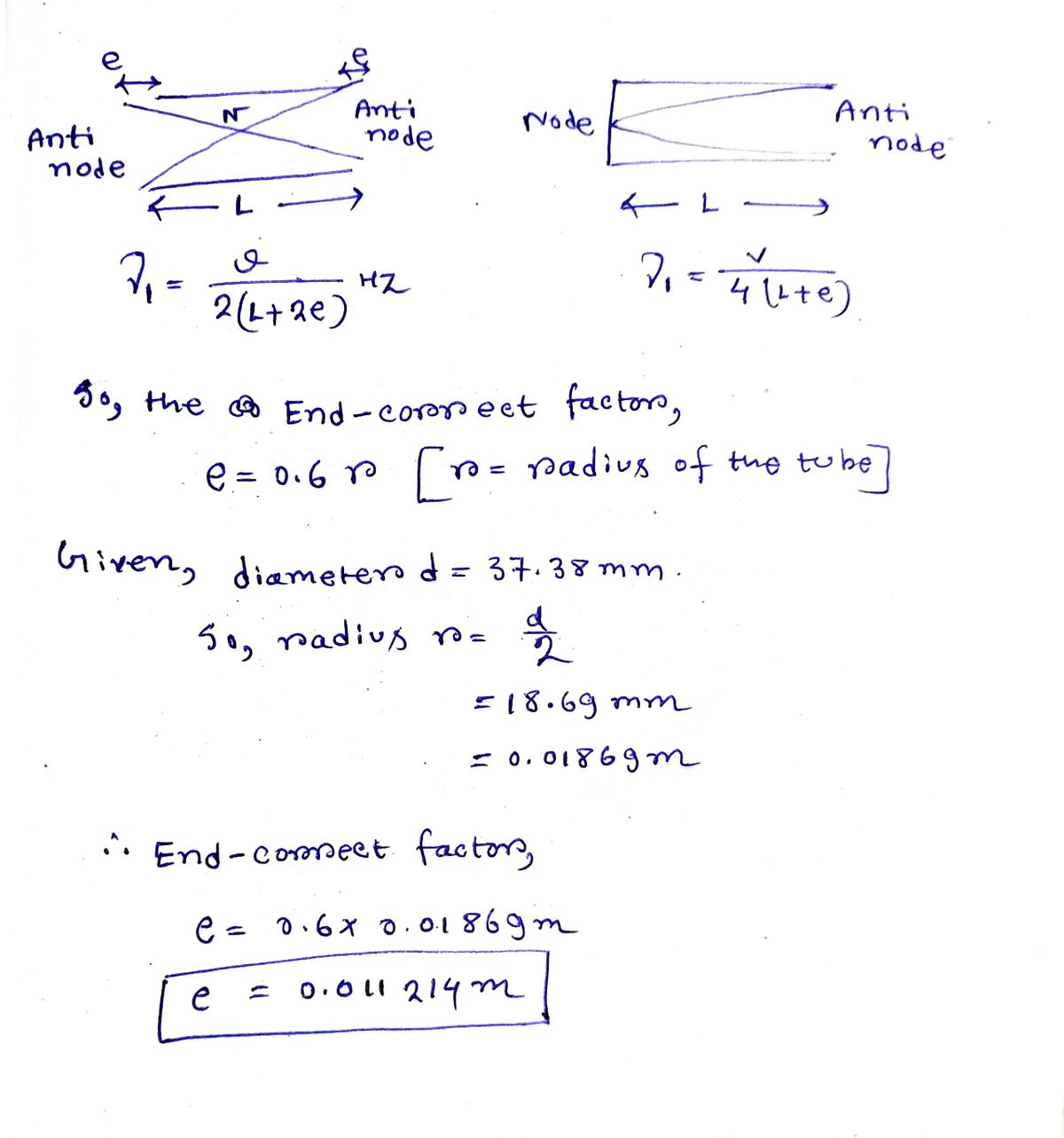 Physics homework question answer, step 1, image 1