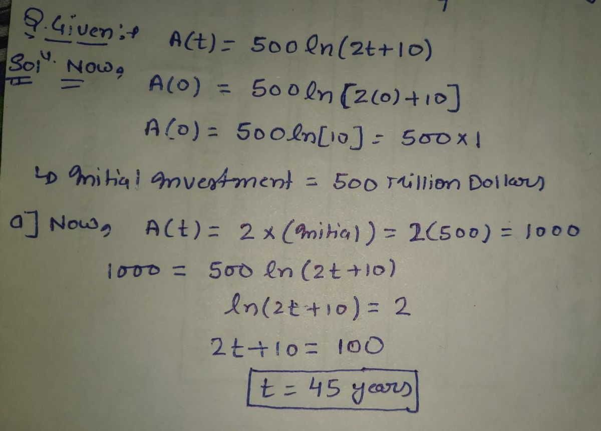 Calculus homework question answer, step 1, image 1