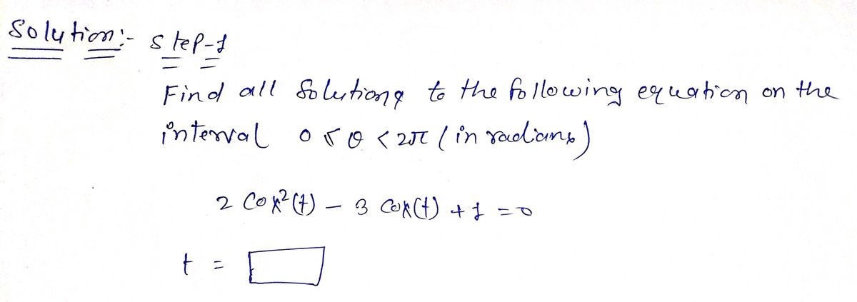 Calculus homework question answer, step 1, image 1