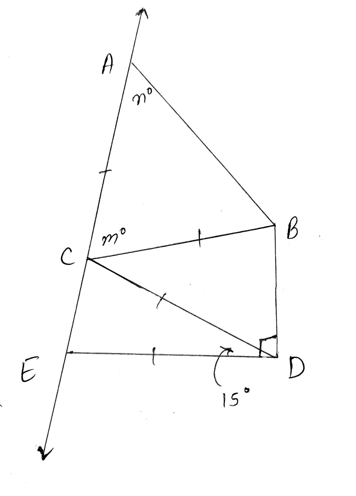 Geometry homework question answer, step 1, image 1