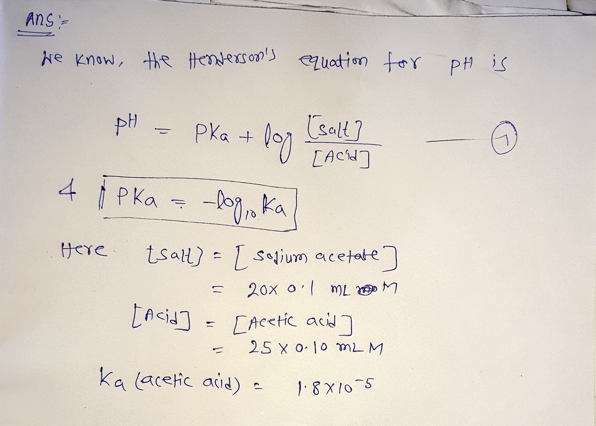 Chemistry homework question answer, step 1, image 1