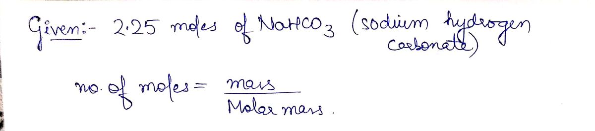 Chemistry homework question answer, step 1, image 1