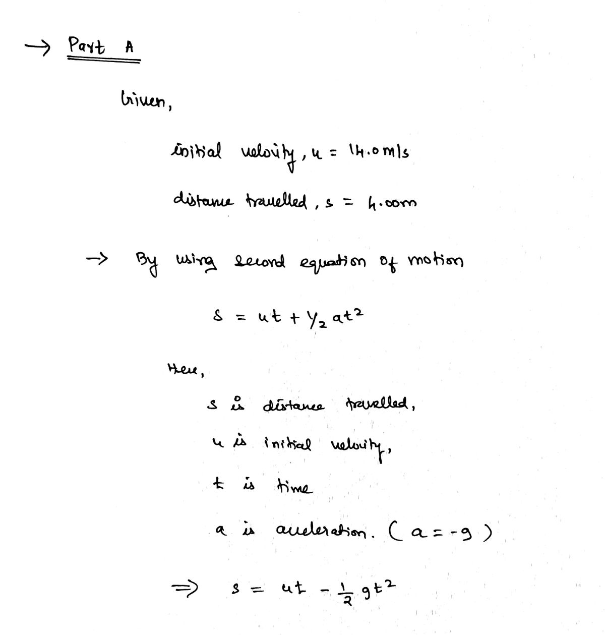 Physics homework question answer, step 1, image 1