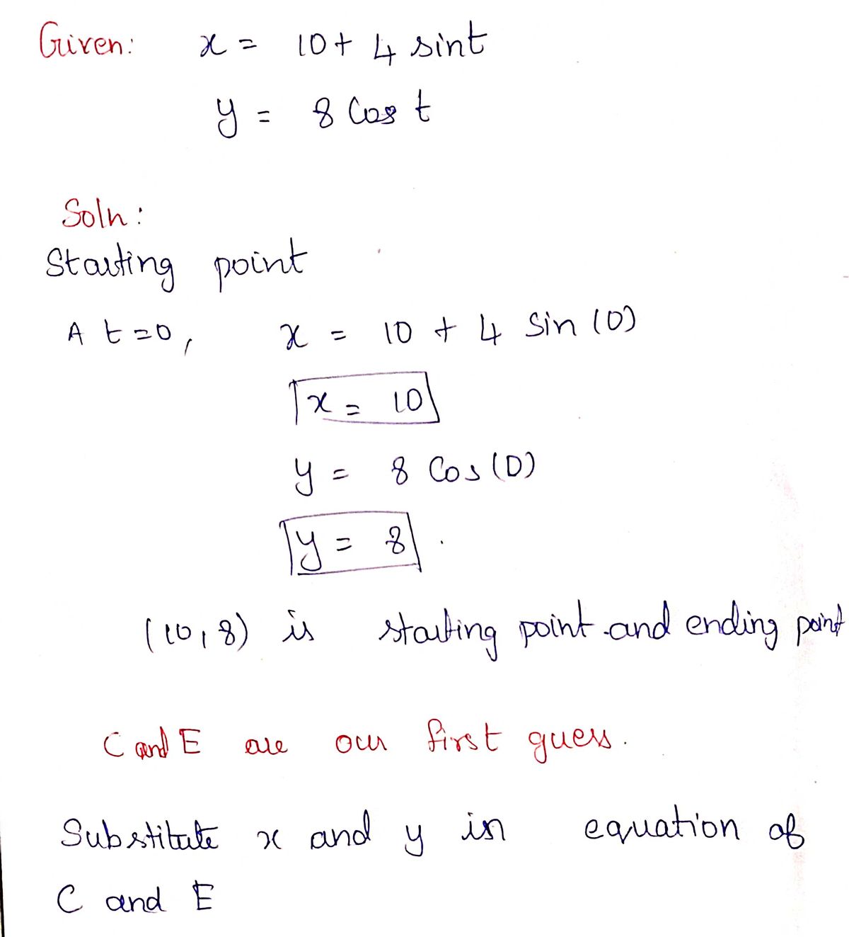 Calculus homework question answer, step 1, image 1