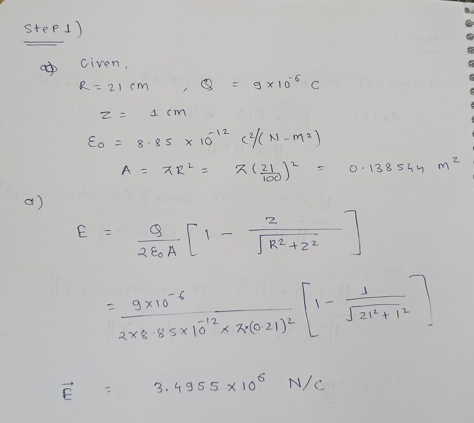 Physics homework question answer, step 1, image 1